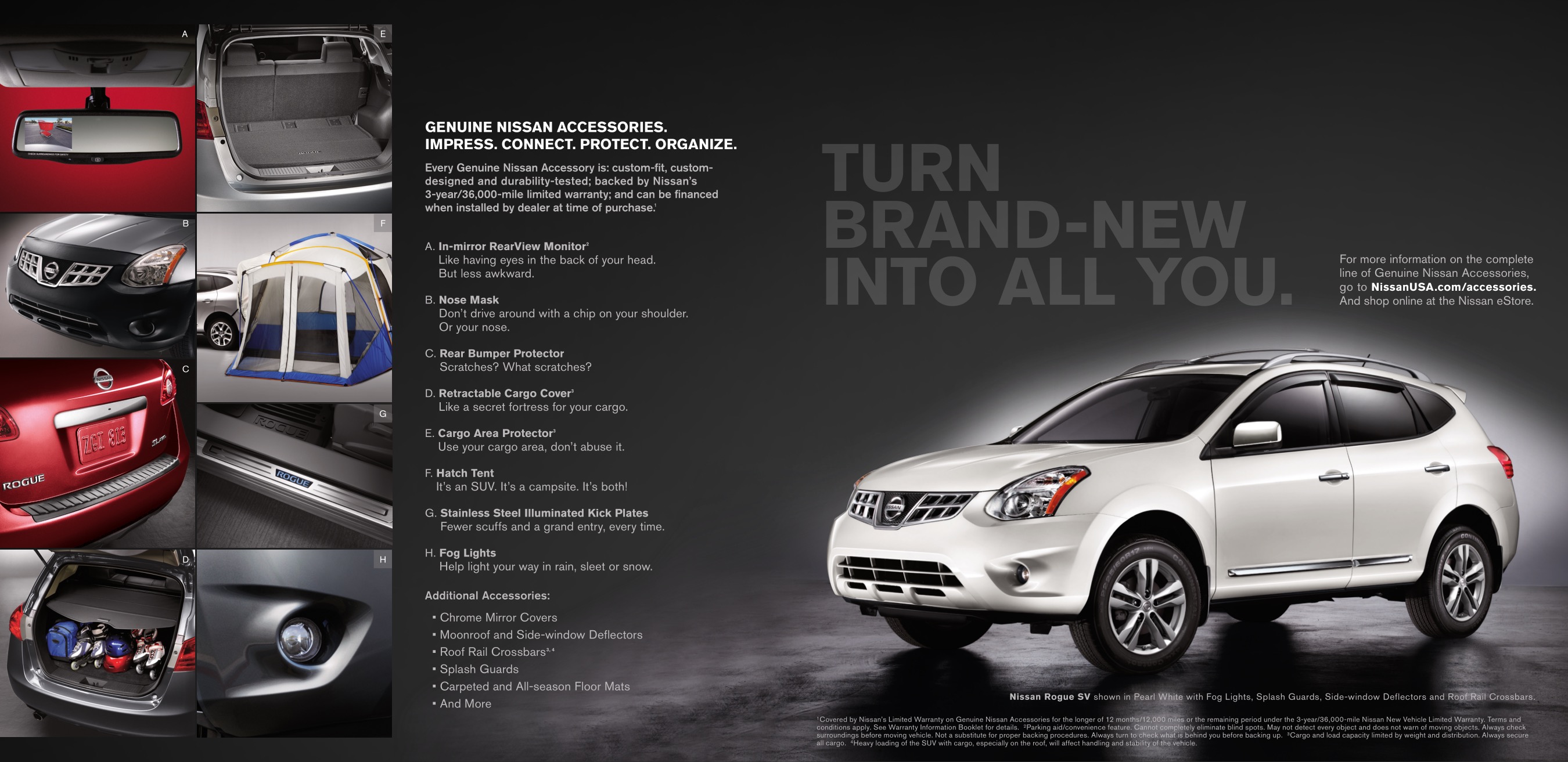 2013 Nissan Rogue Brochure Page 1